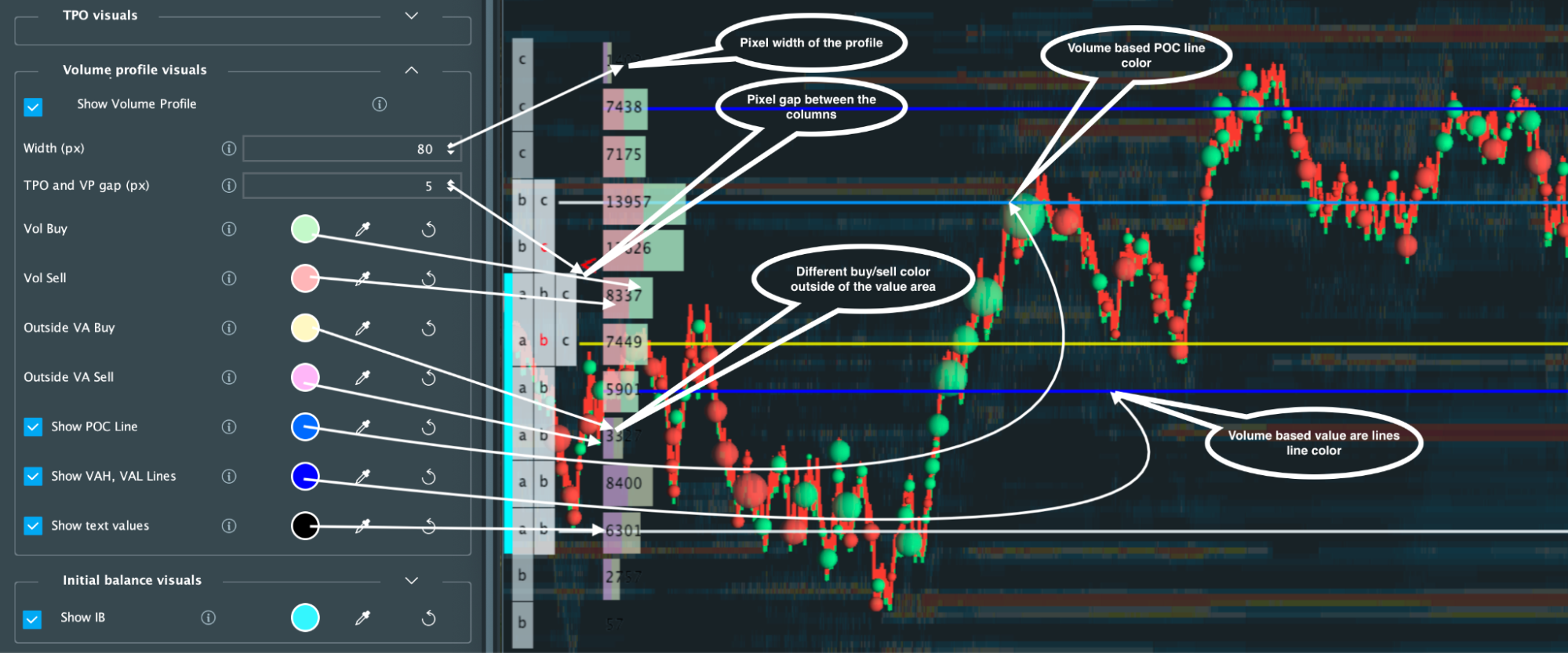 Bookmap Market Profile Add-On scrnsht