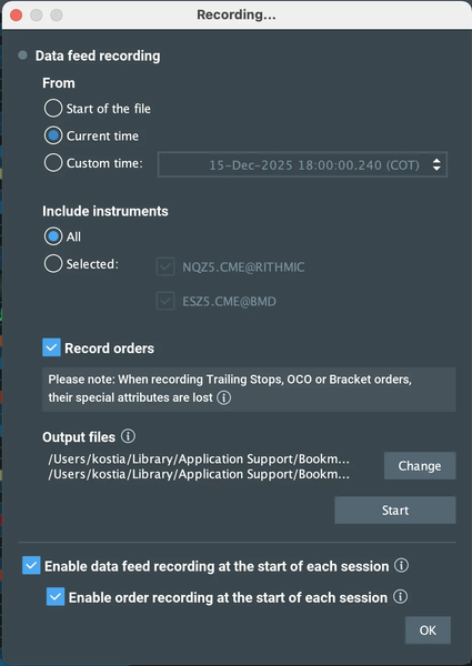 Recording... screenshot